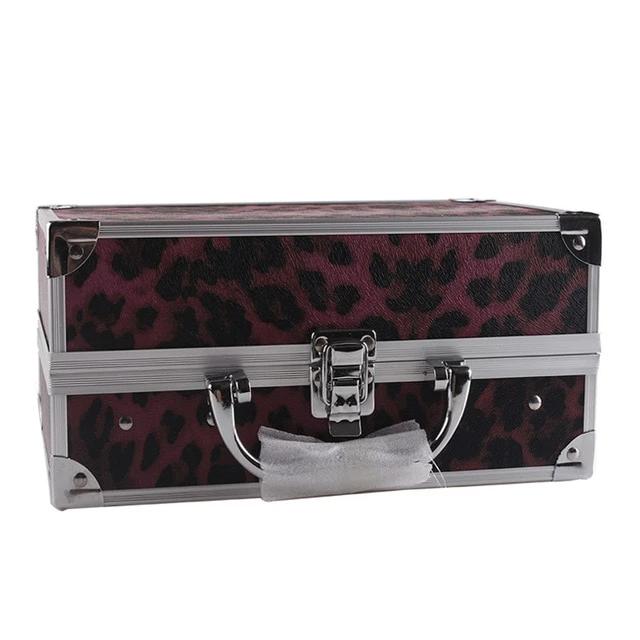 Makup Tool Kit Aluminum box Including Shimmer Matte Eyeshadow Lipstick Concealer Blush Brush Makeup Set Cosmetic Kit Maquiagem